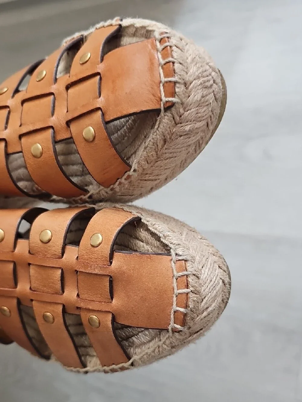 Tory Burch cognac leather